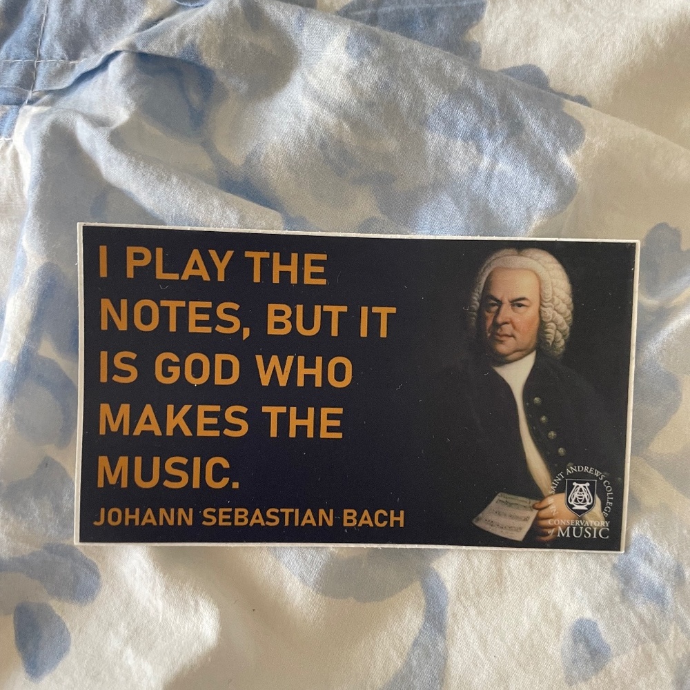 Js Bach sticker